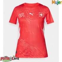 Camiseta Suiza Primera Equipación para mujer Mundial 2026 manga corta